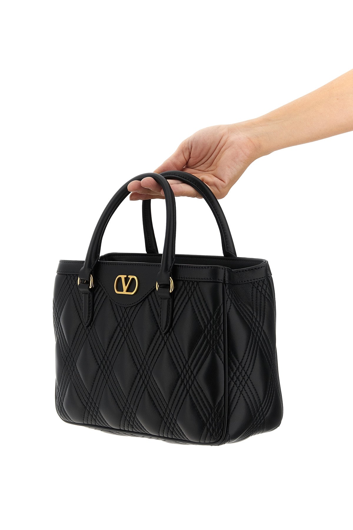 quiltie 67 quilted nappa leather handbag