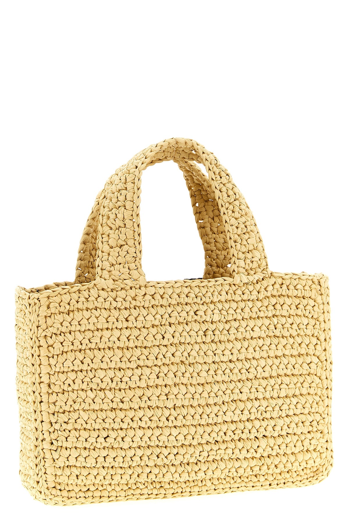 small viva superstar crochet synthetic raffia shopping bag
