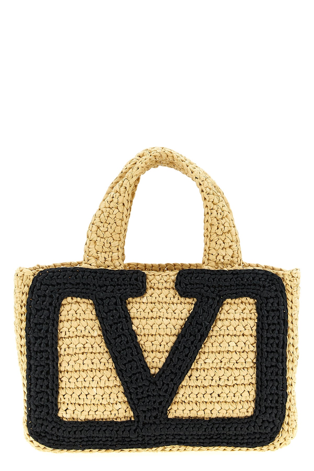 small viva superstar crochet synthetic raffia shopping bag