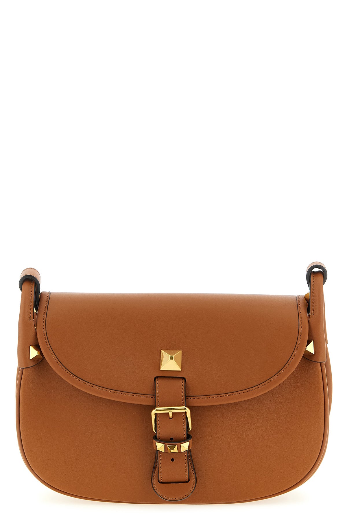 flaneuse medium leather shoulder bag