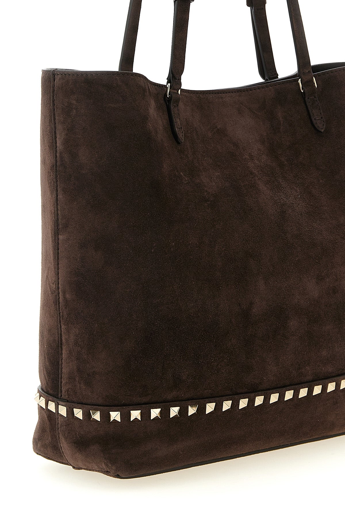 the valentino garavani medium tote bag in fine suede embodies a luxurious and st