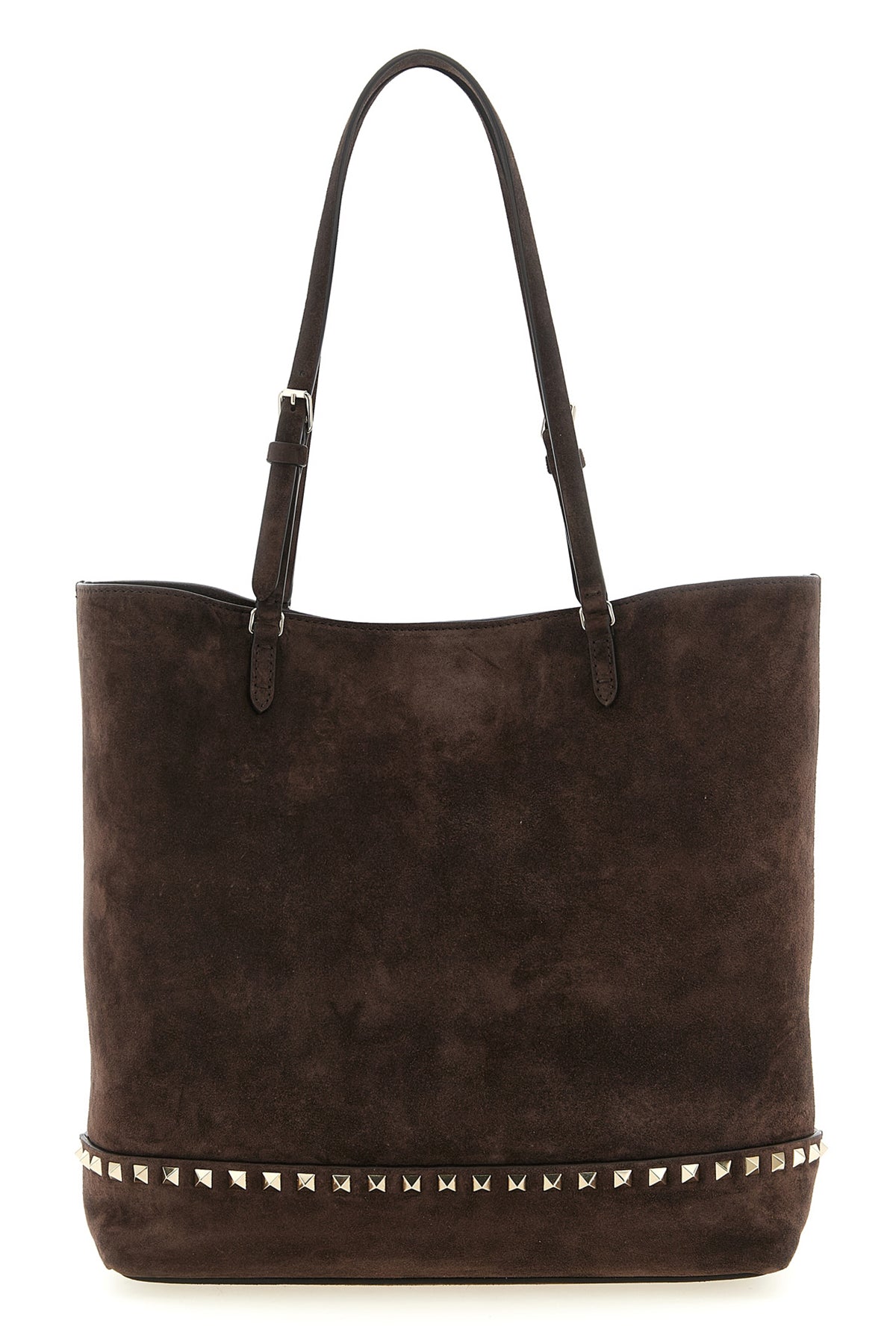 the valentino garavani medium tote bag in fine suede embodies a luxurious and st