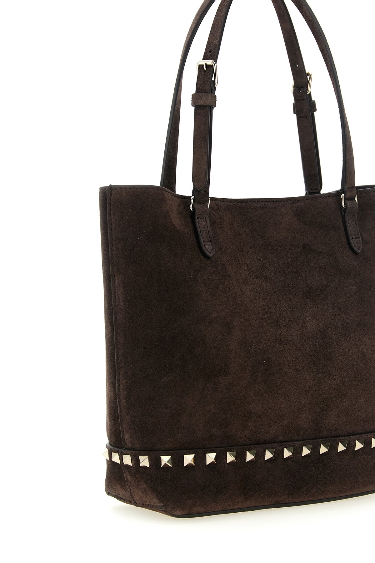 the valentino garavani tote bag in fine suede redefines the codes of everyday el