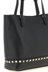 the valentino garavani rockstud small tote bag in elk print calfskin sets new st