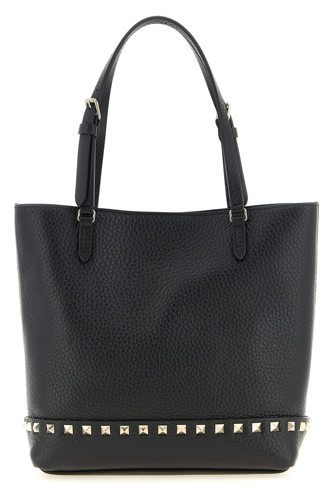 VALENTINO GARAVANI OS the valentino garavani rockstud small tote bag in elk print calfskin sets new st