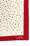 little stars starry print silk scarf