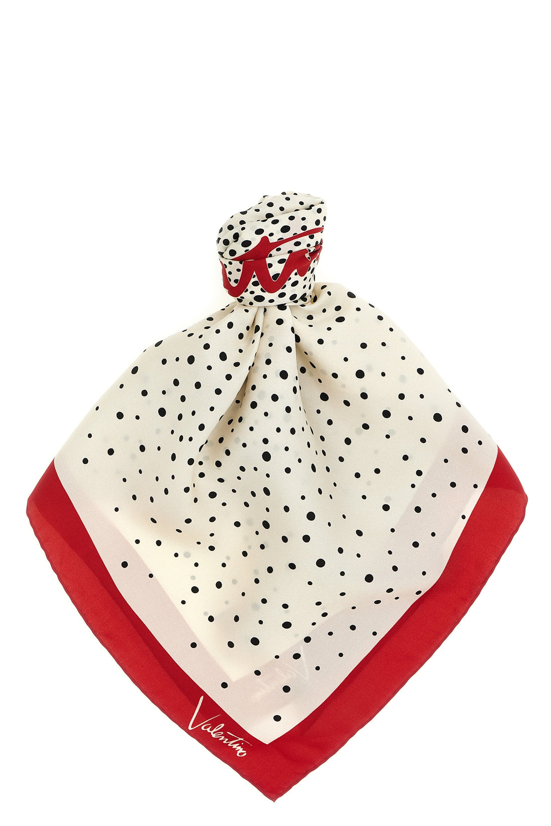 VALENTINO GARAVANI OS little stars starry print silk scarf