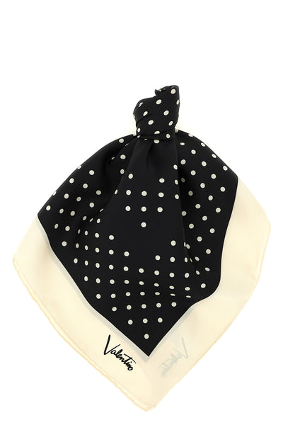 VALENTINO GARAVANI OS plusdepois print silk scarf