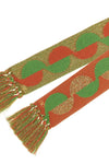 antibes scarf in cotton and metallic fiber