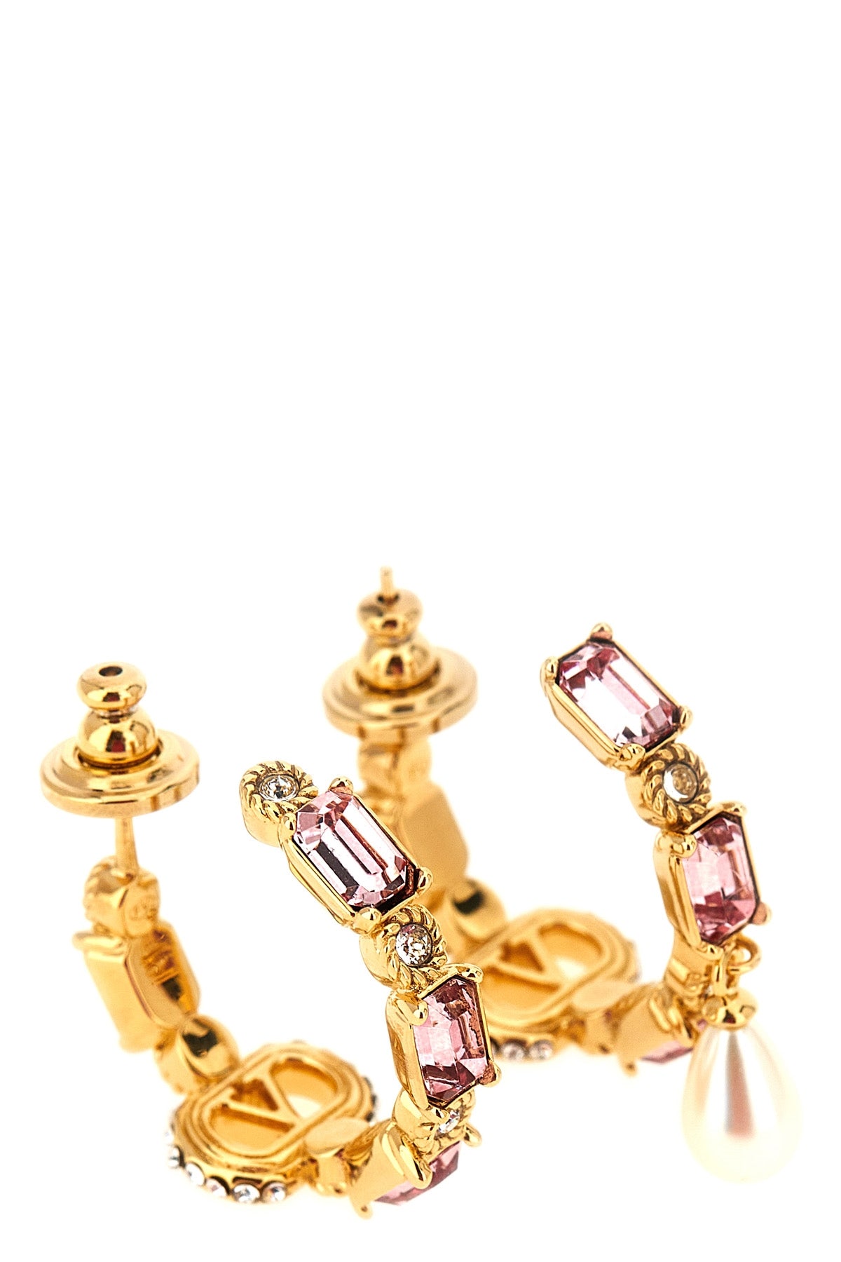 the valentino garavani ovalette open-hoop earrings define a new sculptural aesth