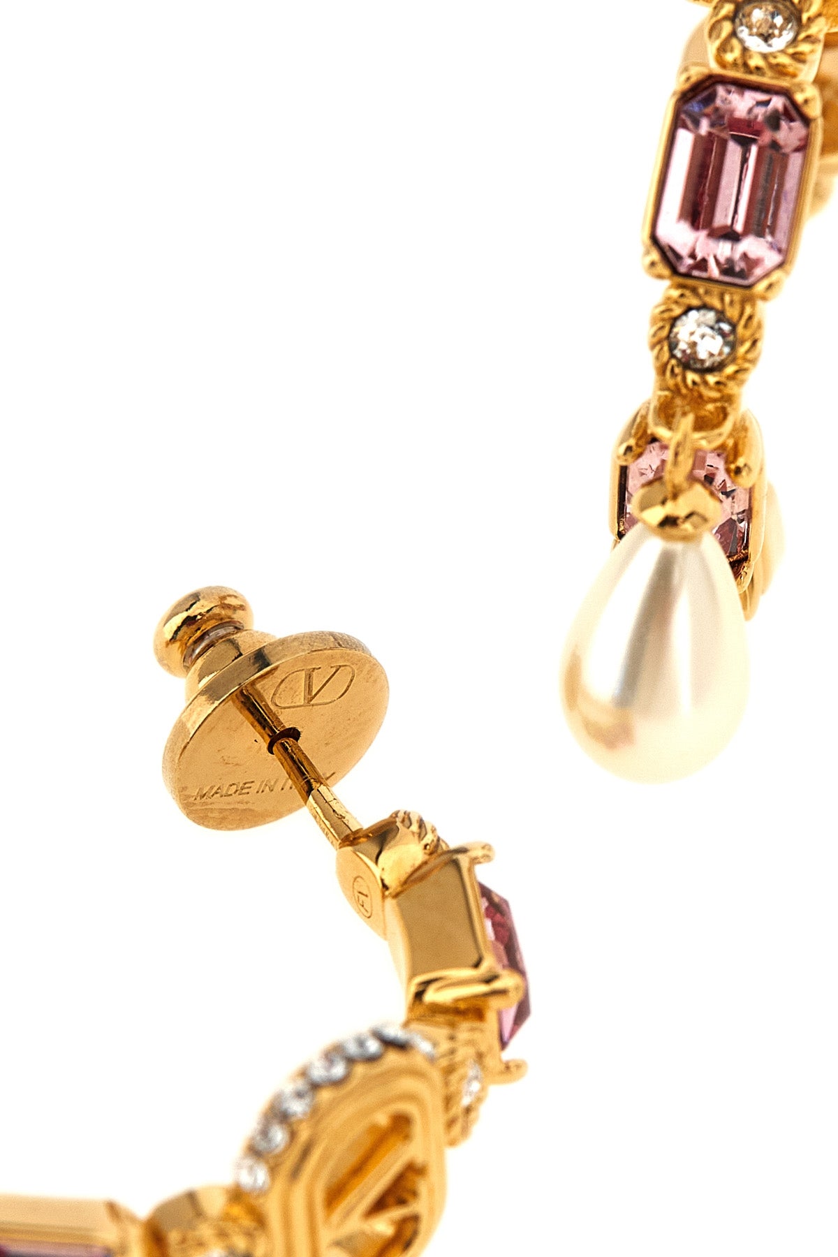 the valentino garavani ovalette open-hoop earrings define a new sculptural aesth