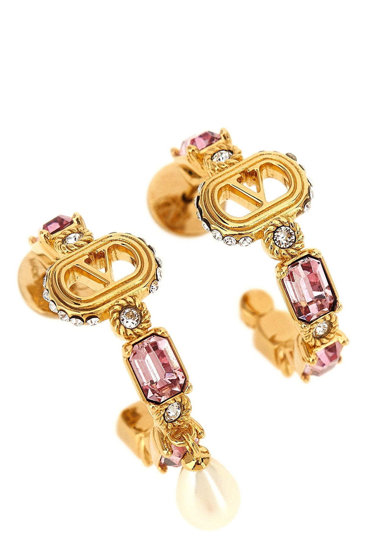 the valentino garavani ovalette open-hoop earrings define a new sculptural aesth