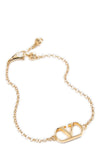 the valentino garavani bracelet is distinguished by a metal roll chain construct