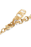 adjustable vlogo signature metal chain bracelet