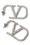 swarovski® metal and crystal earrings