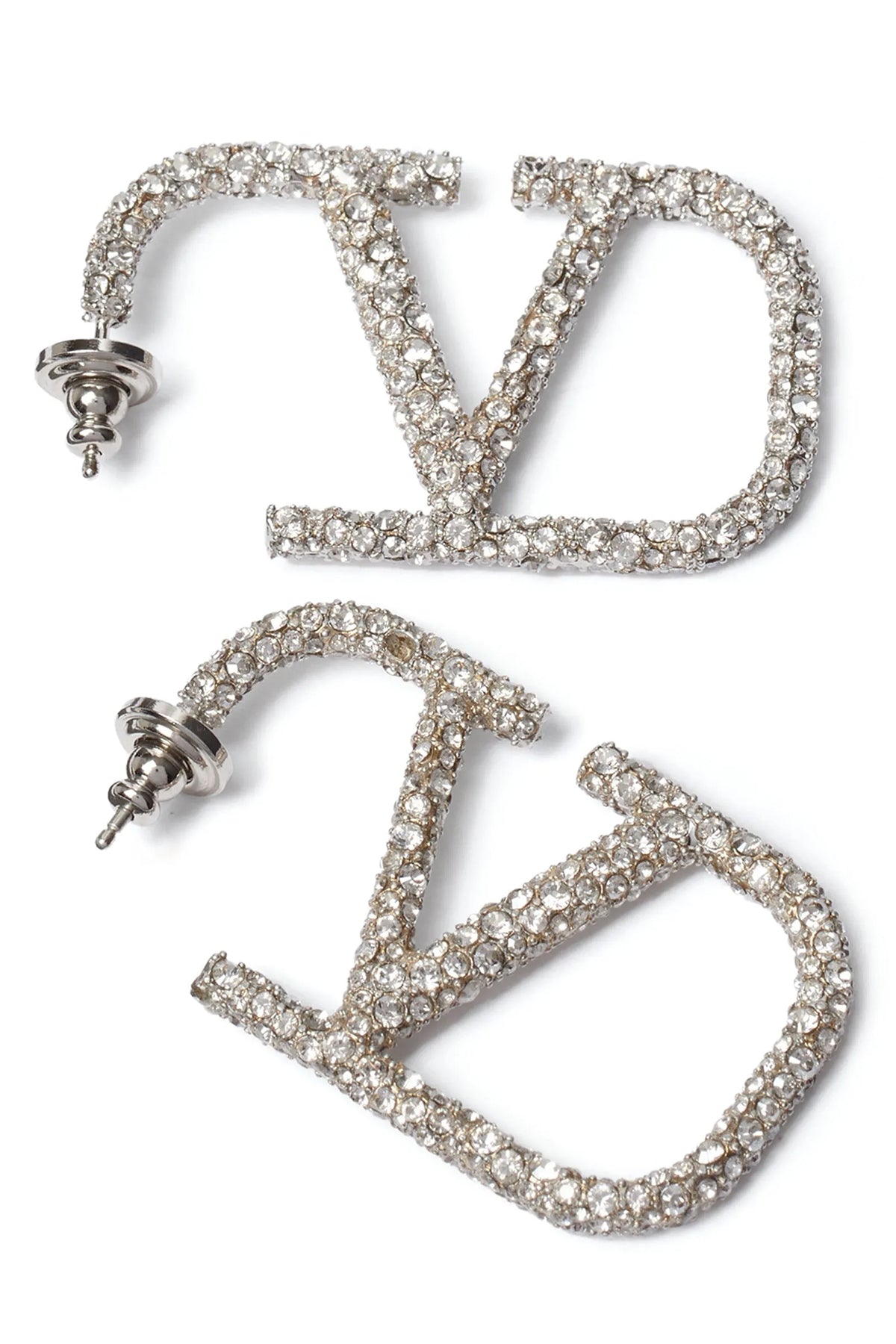 swarovski® metal and crystal earrings
