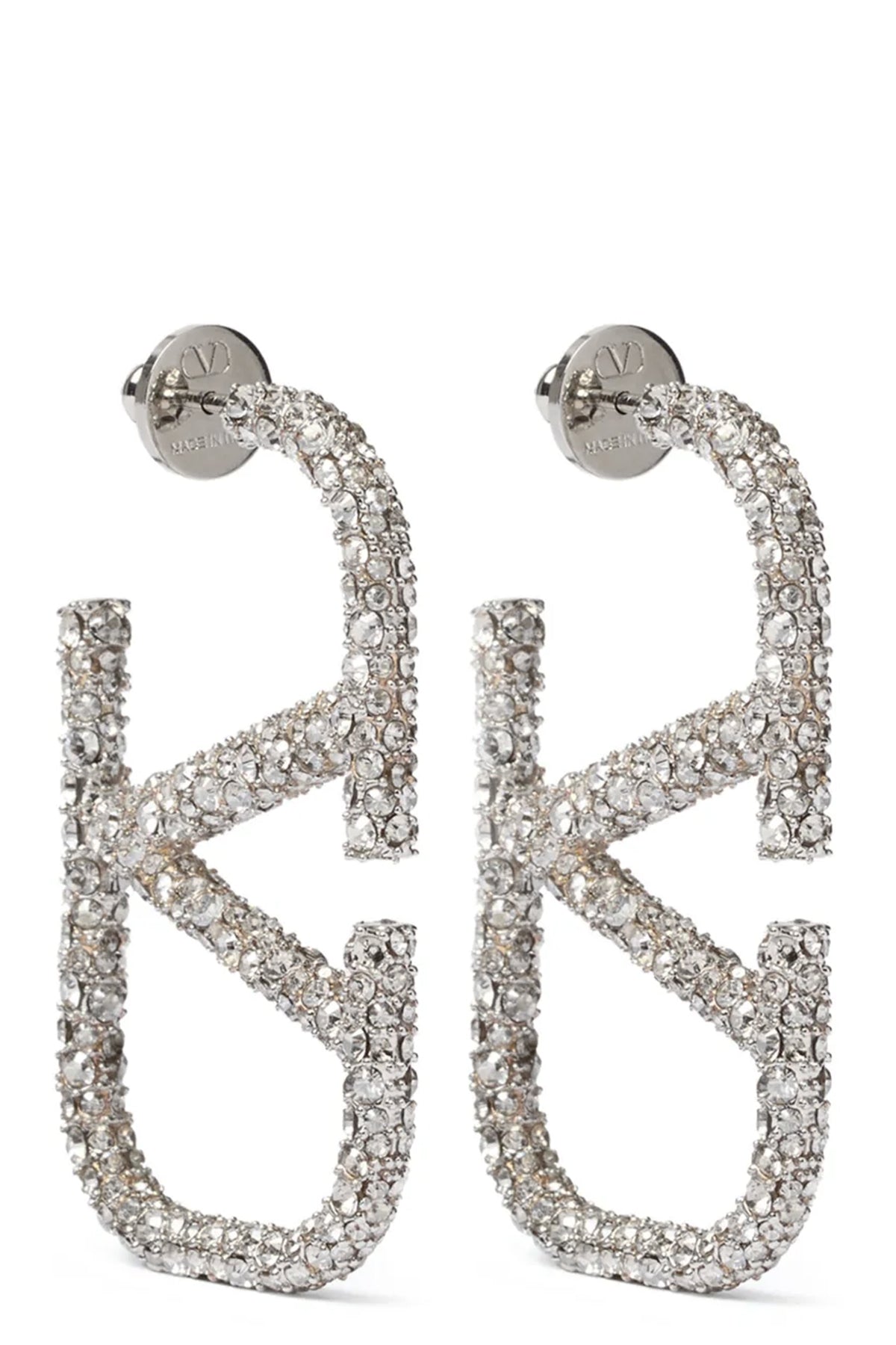 swarovski® metal and crystal earrings