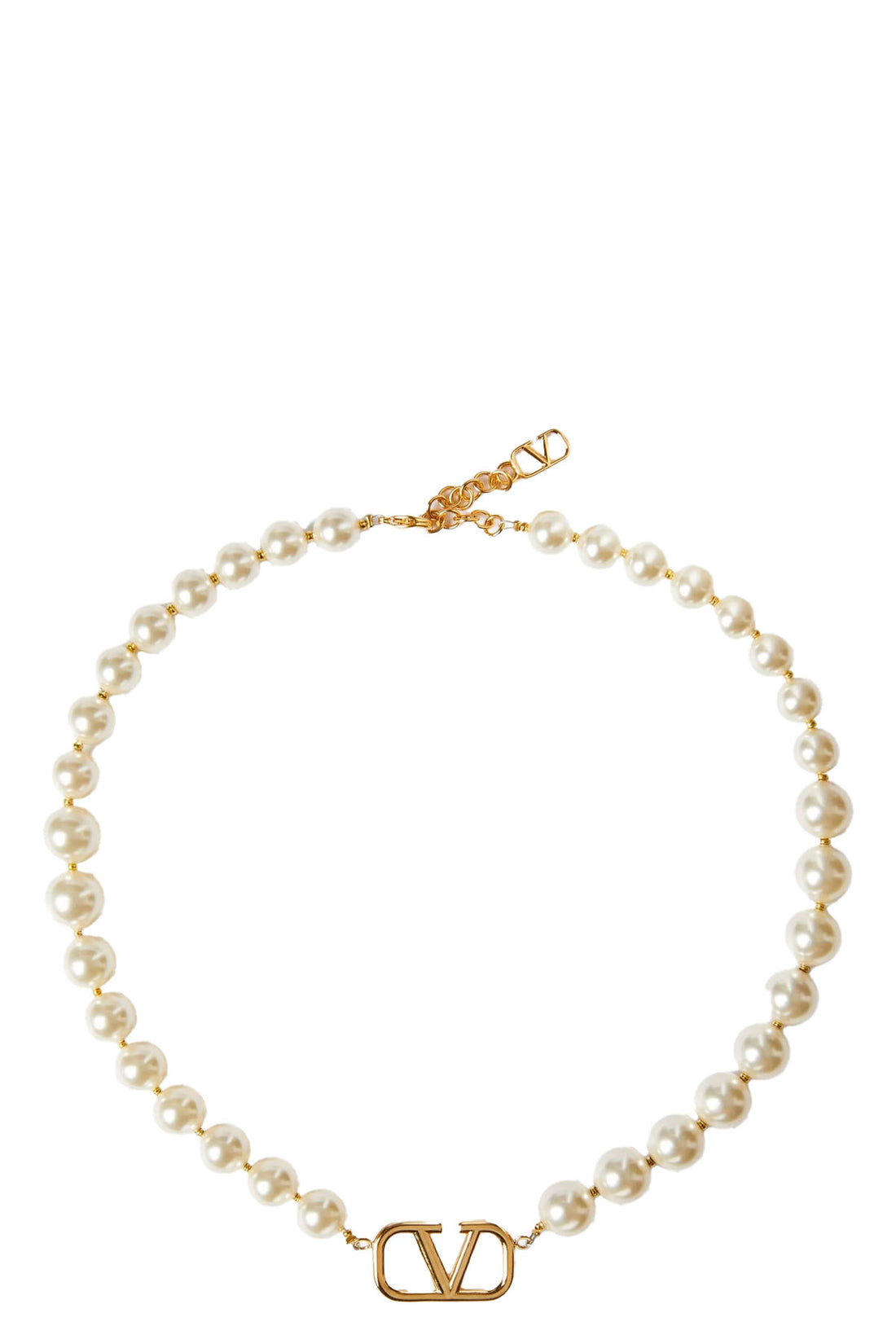 VALENTINO GARAVANI OS metal necklace and swarovski® crystal beads