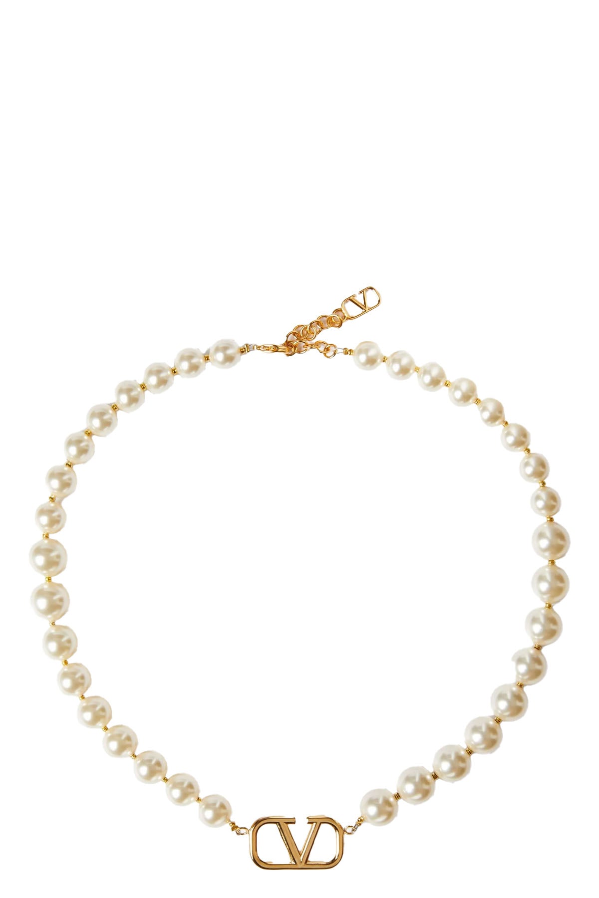 metal necklace and swarovski® crystal beads