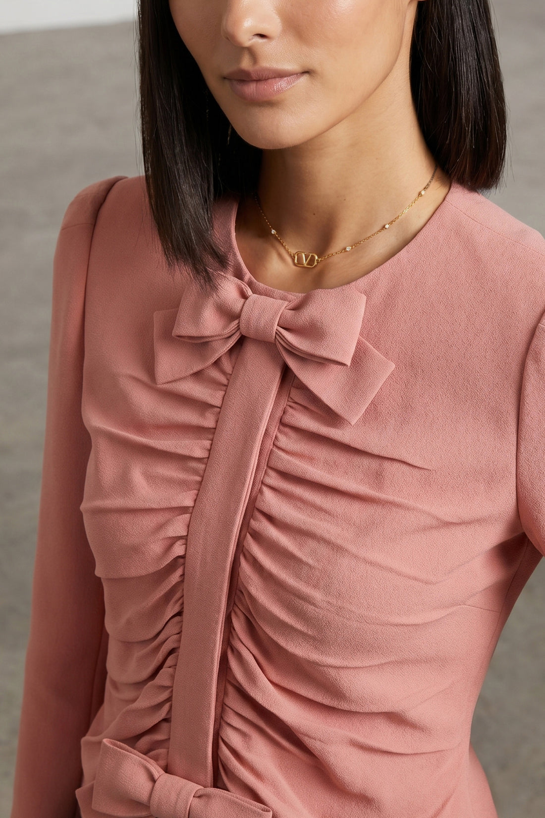 VALENTINO GARAVANI OS vlogo metal necklace
