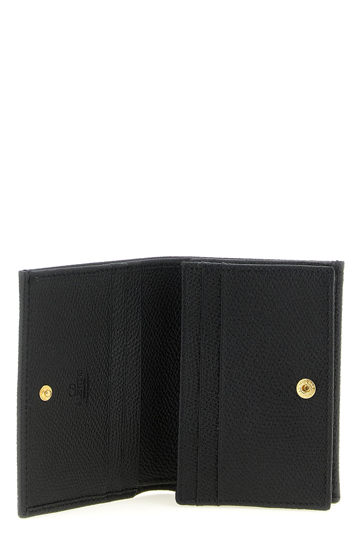 grained calf leather wallet
