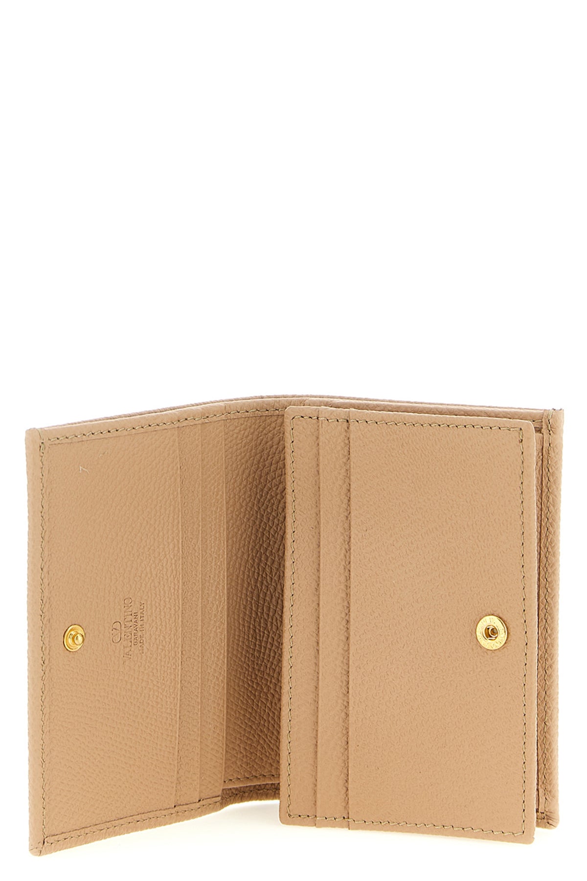 grained calf leather wallet