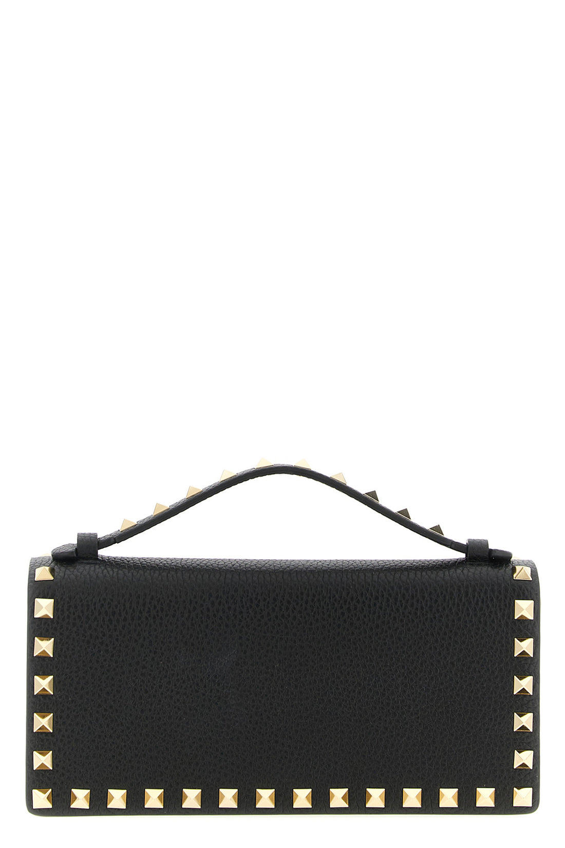 VALENTINO GARAVANI OS rockstud wallet on chain in grenade calf leather