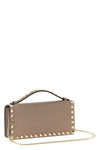 rockstud wallet on chain in grenade calf leather