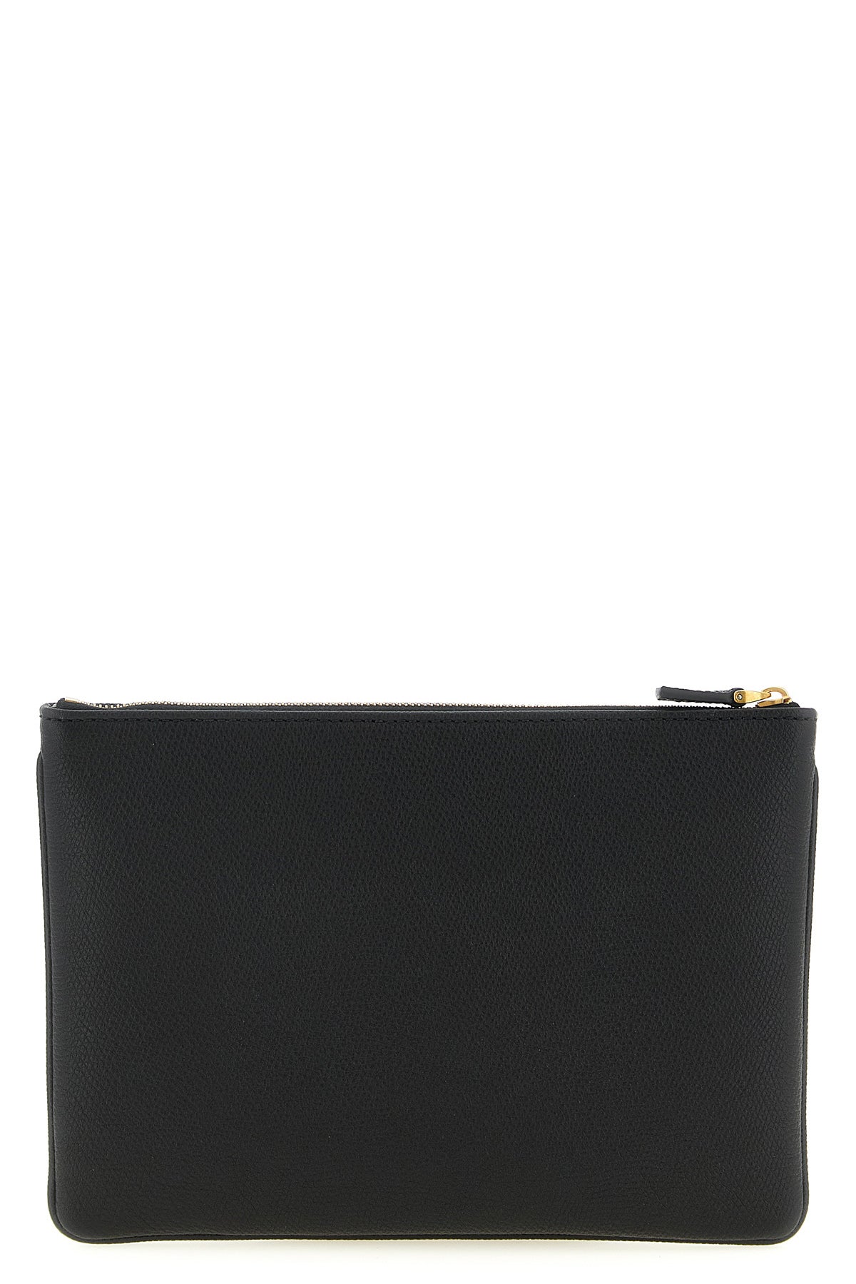 medium clutch bag in garnet calfskin