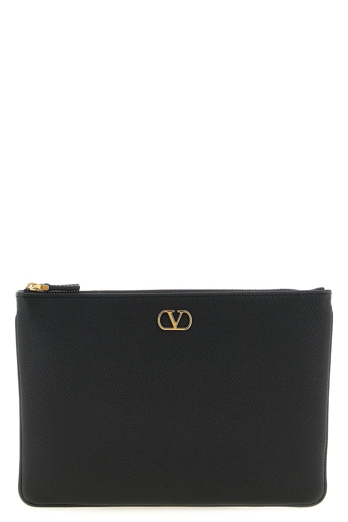 medium clutch bag in garnet calfskin
