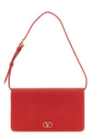 grainy leather shoulder bag