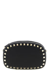 rockstud mini crossbody bag in garnet calf leather