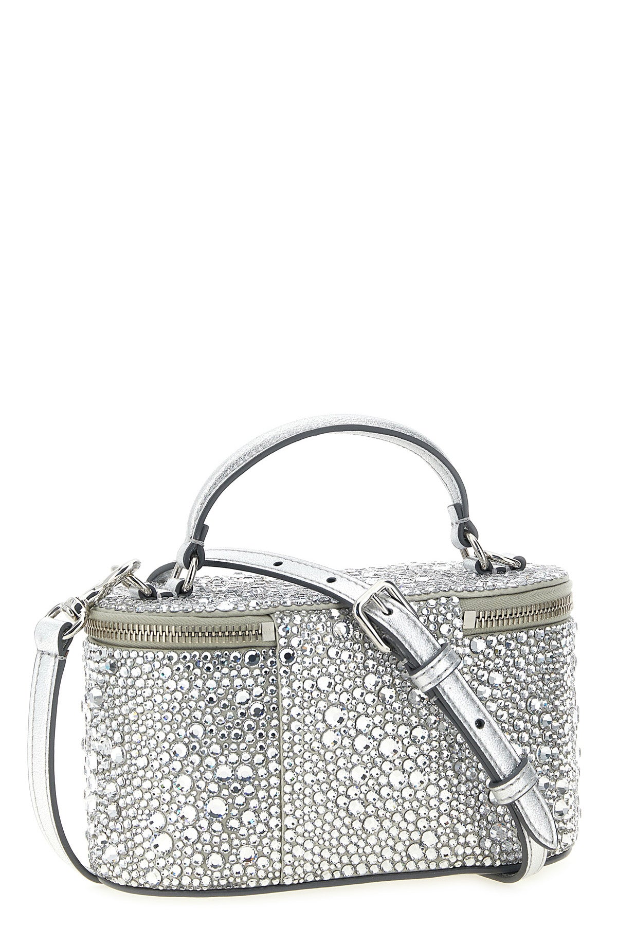 the valentino garavani vanity mini handbag reinterprets the classic silhouette