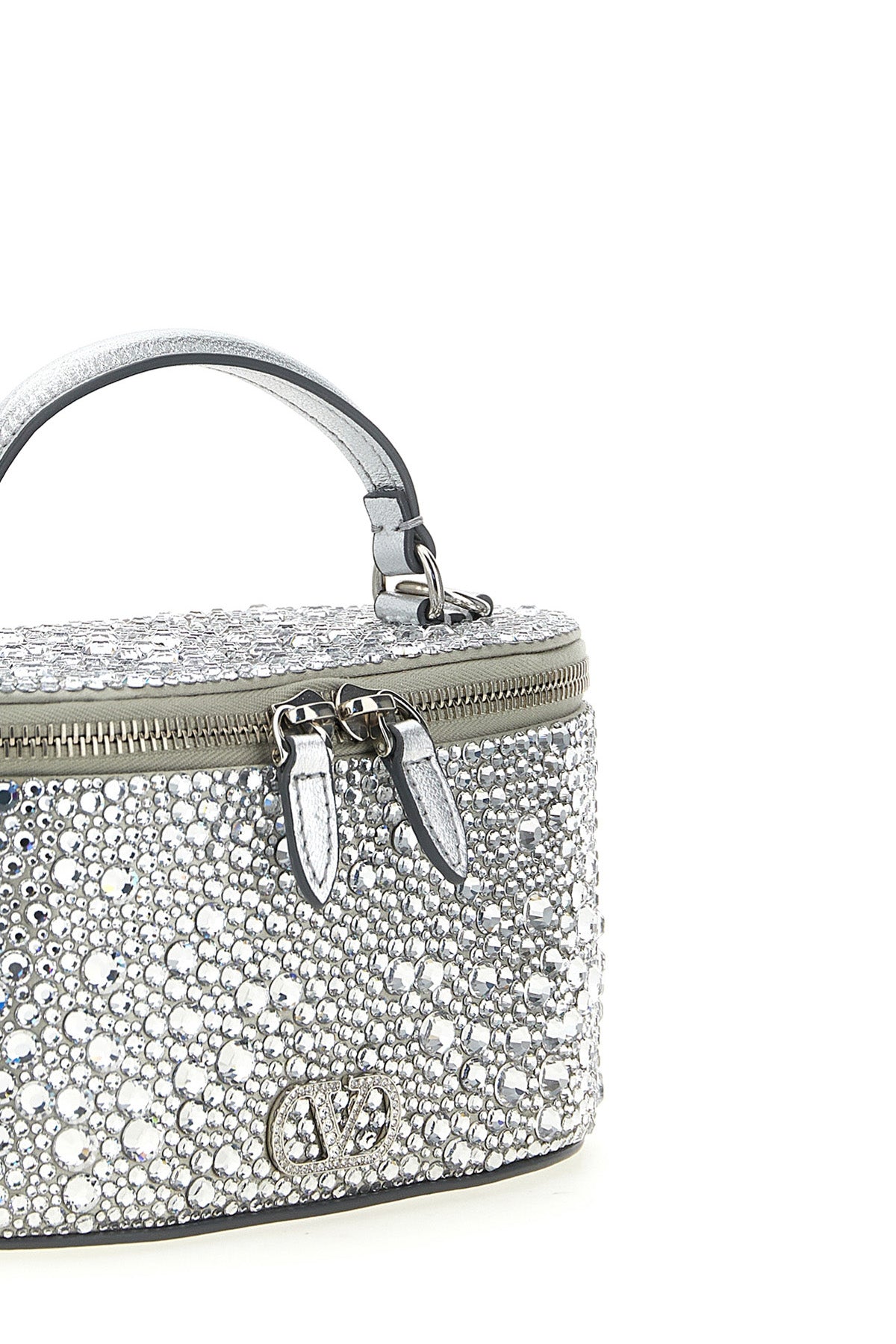 the valentino garavani vanity mini handbag reinterprets the classic silhouette