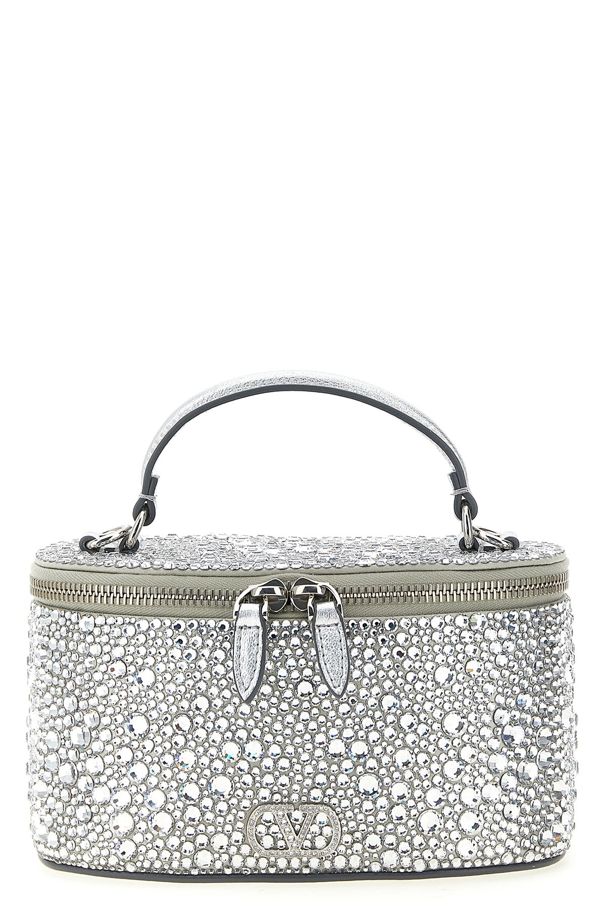 the valentino garavani vanity mini handbag reinterprets the classic silhouette