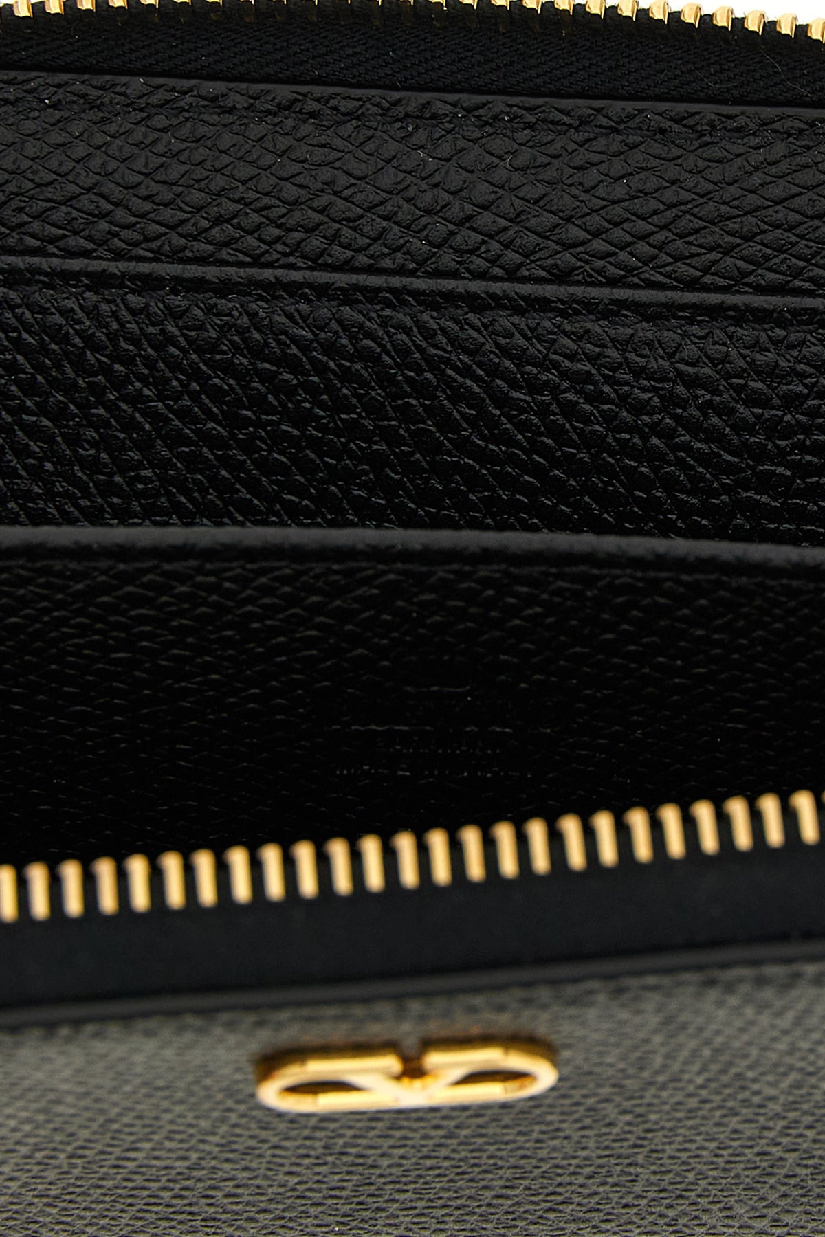 garnet calf leather card holder