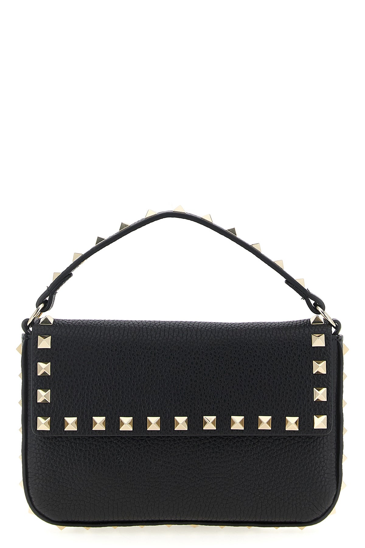 rockstud mini handbag in calf leather