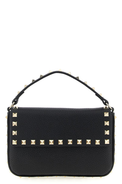 rockstud mini handbag in calf leather