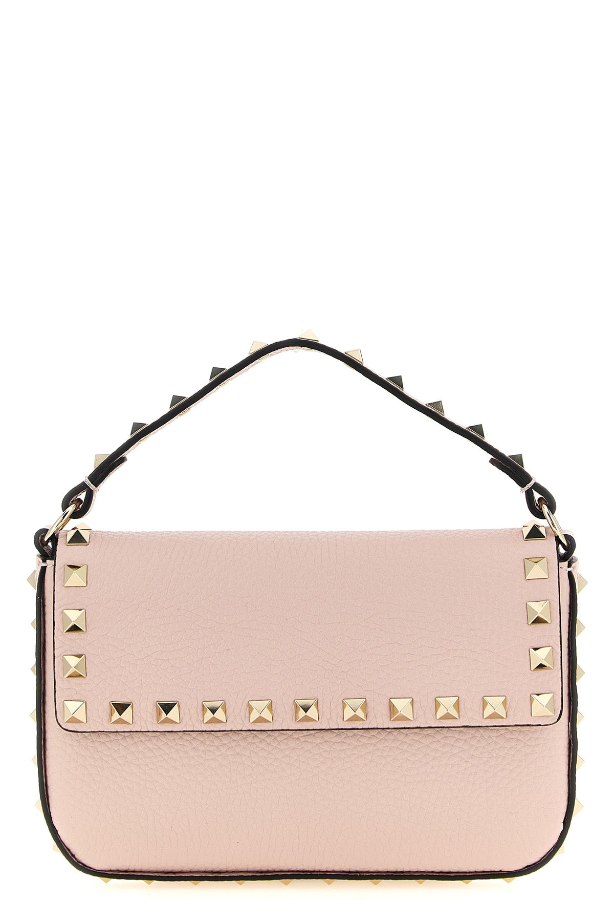rockstud mini handbag in calf leather