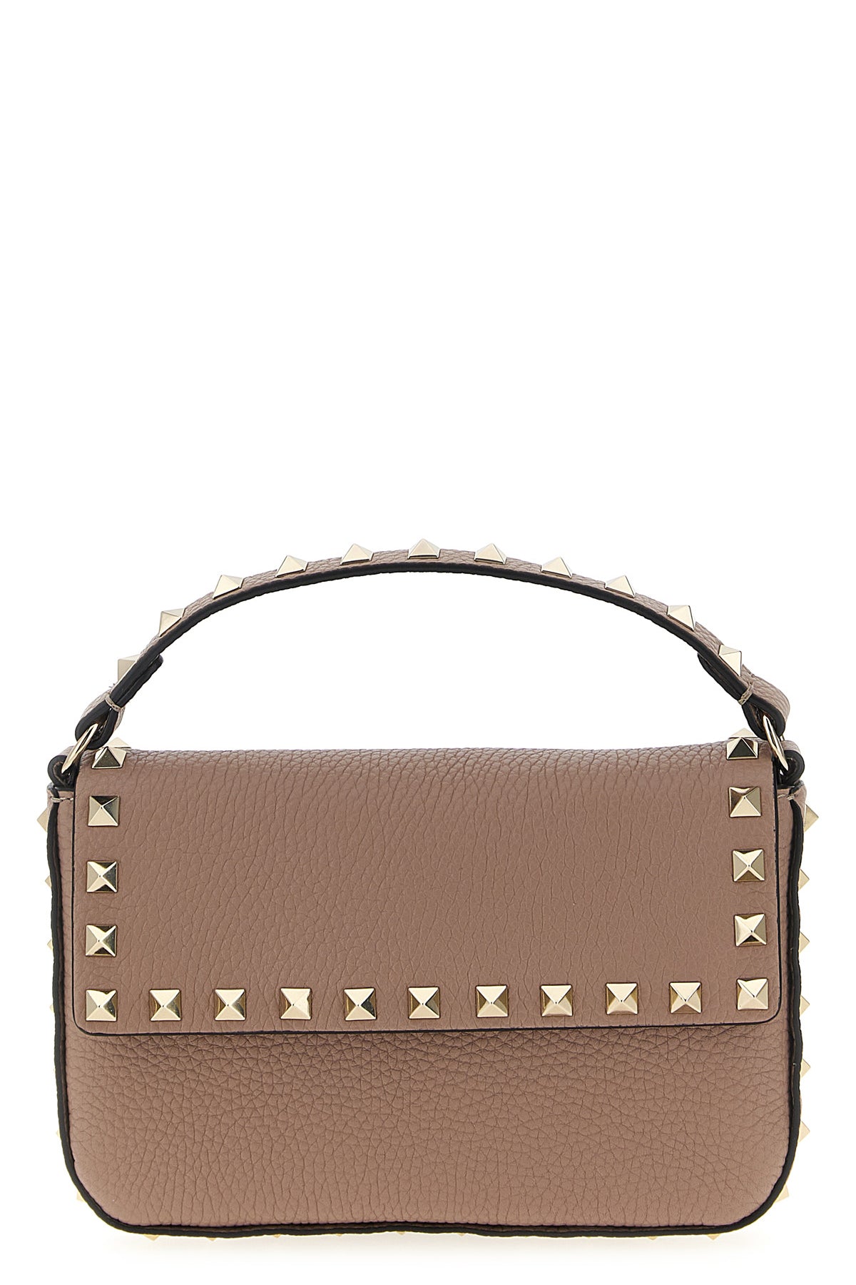 rockstud mini handbag in calf leather