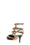 rockstud patent leather pumps