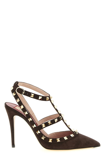 the valentino garavani rockstud pumps define the silhouette through a t-struct