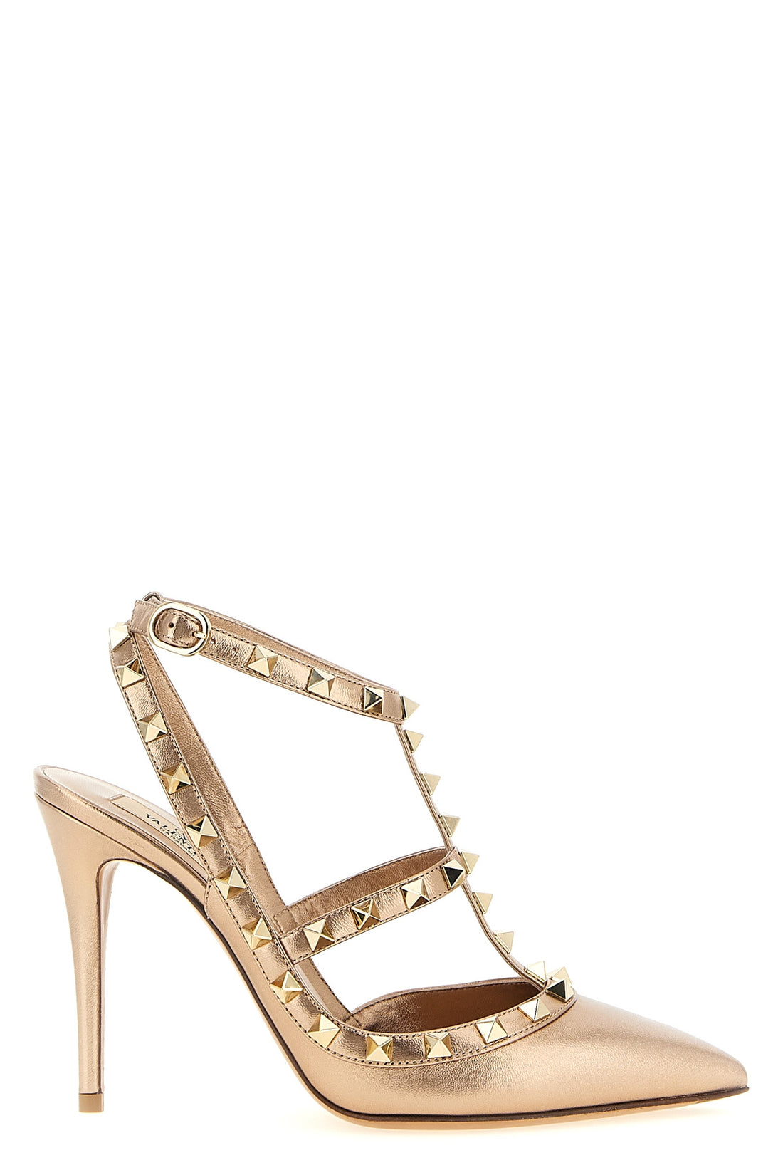 VALENTINO GARAVANI 38 rockstud pumps in laminated nappa leather