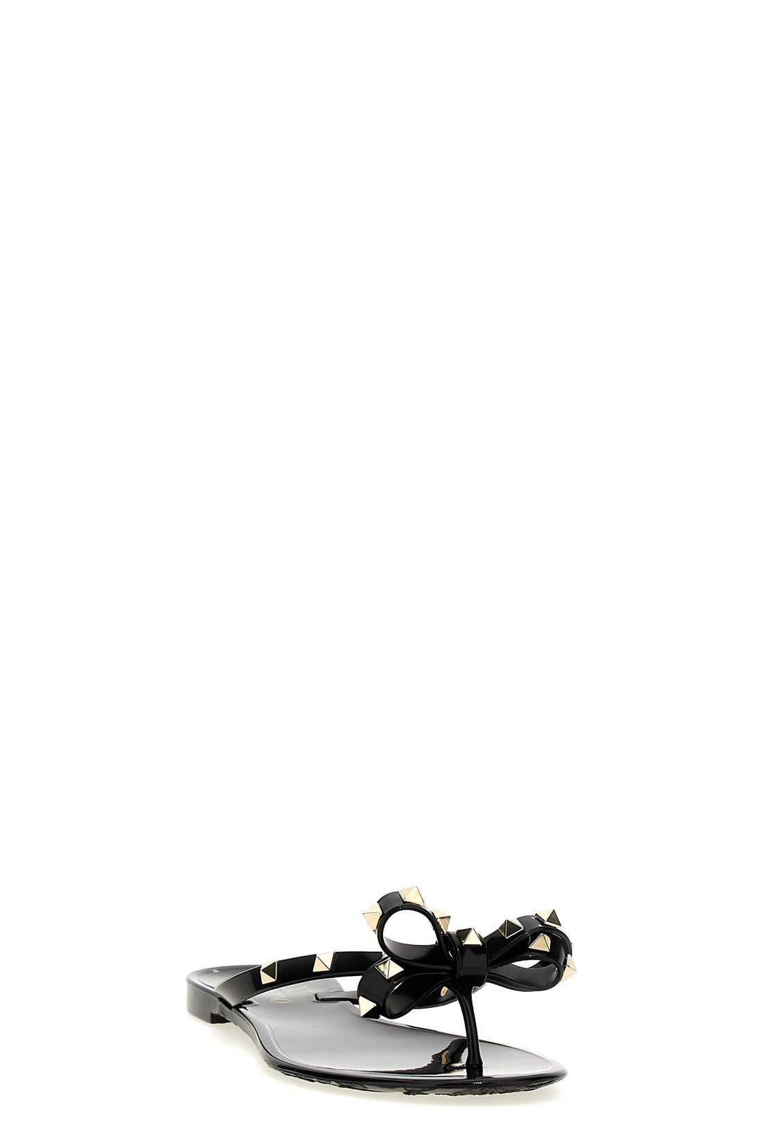 VALENTINO GARAVANI 36 pm thong rockstud thong sandals in rubber