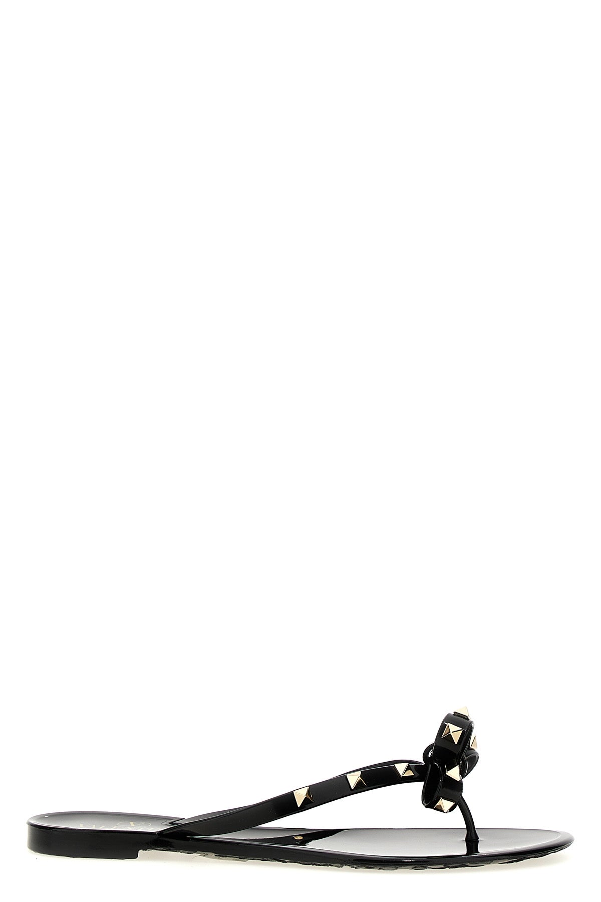 pm thong rockstud thong sandals in rubber