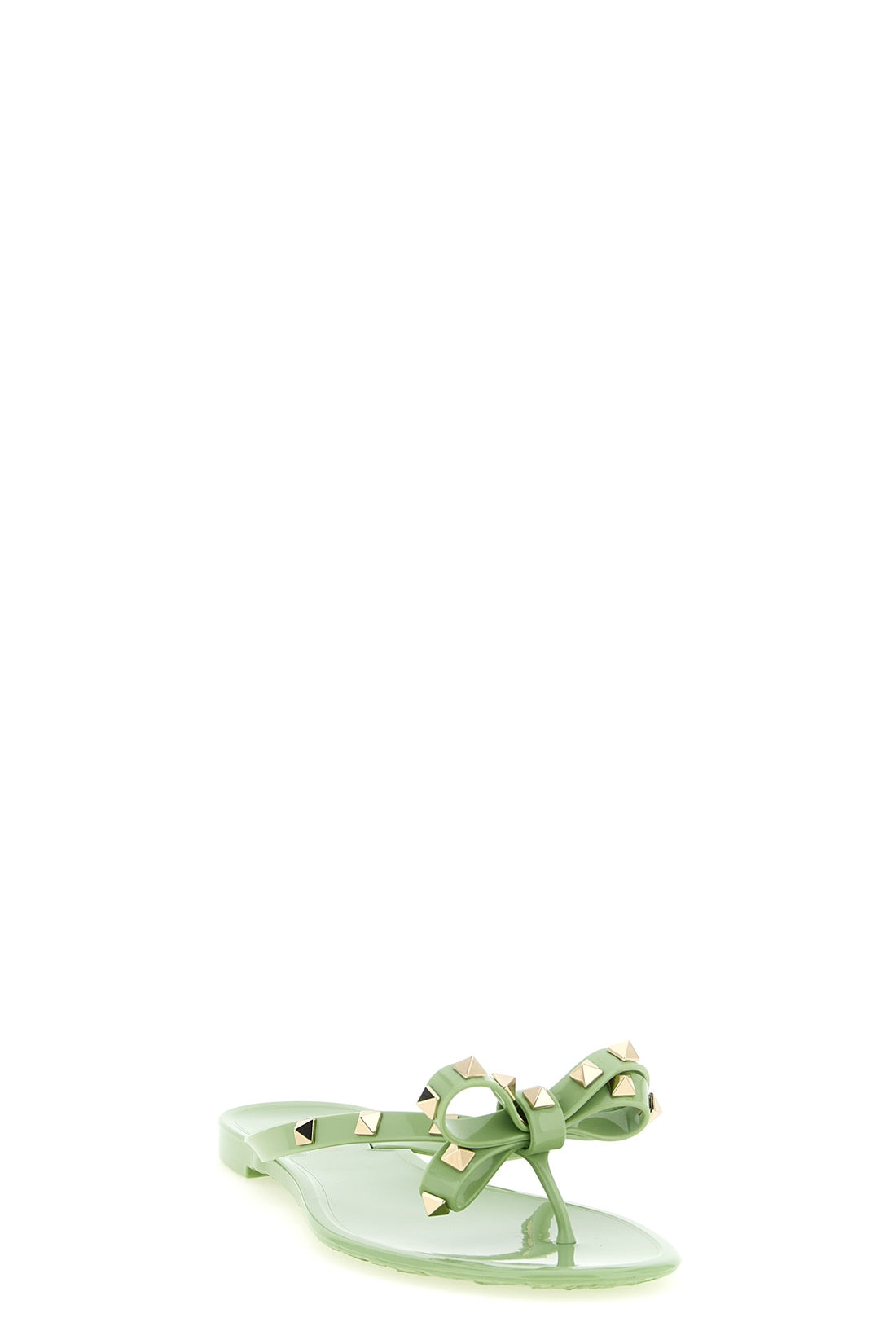 VALENTINO GARAVANI 36 pm thong rockstud thong sandals in rubber