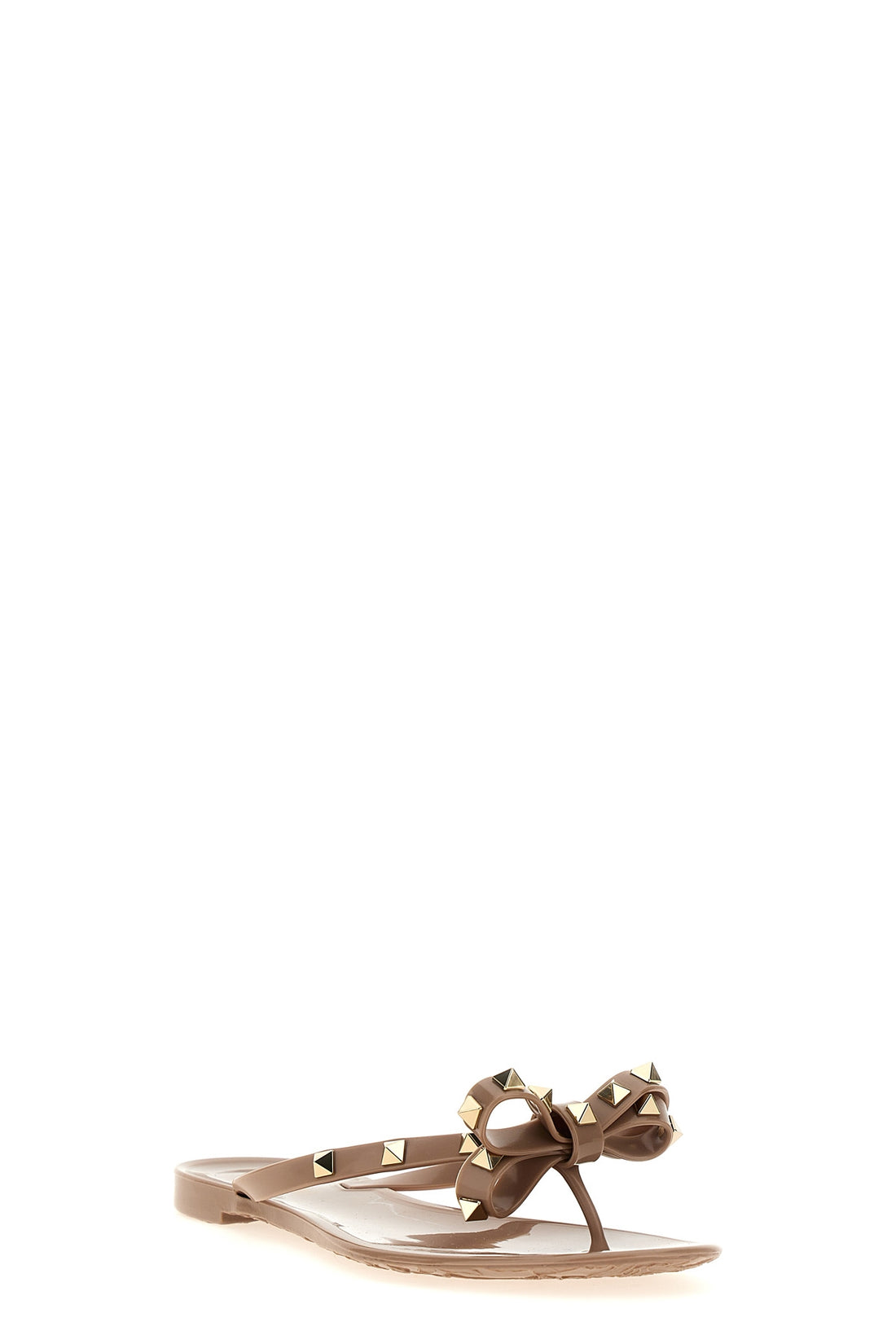 VALENTINO GARAVANI 36 rockstud pvc thong sandals