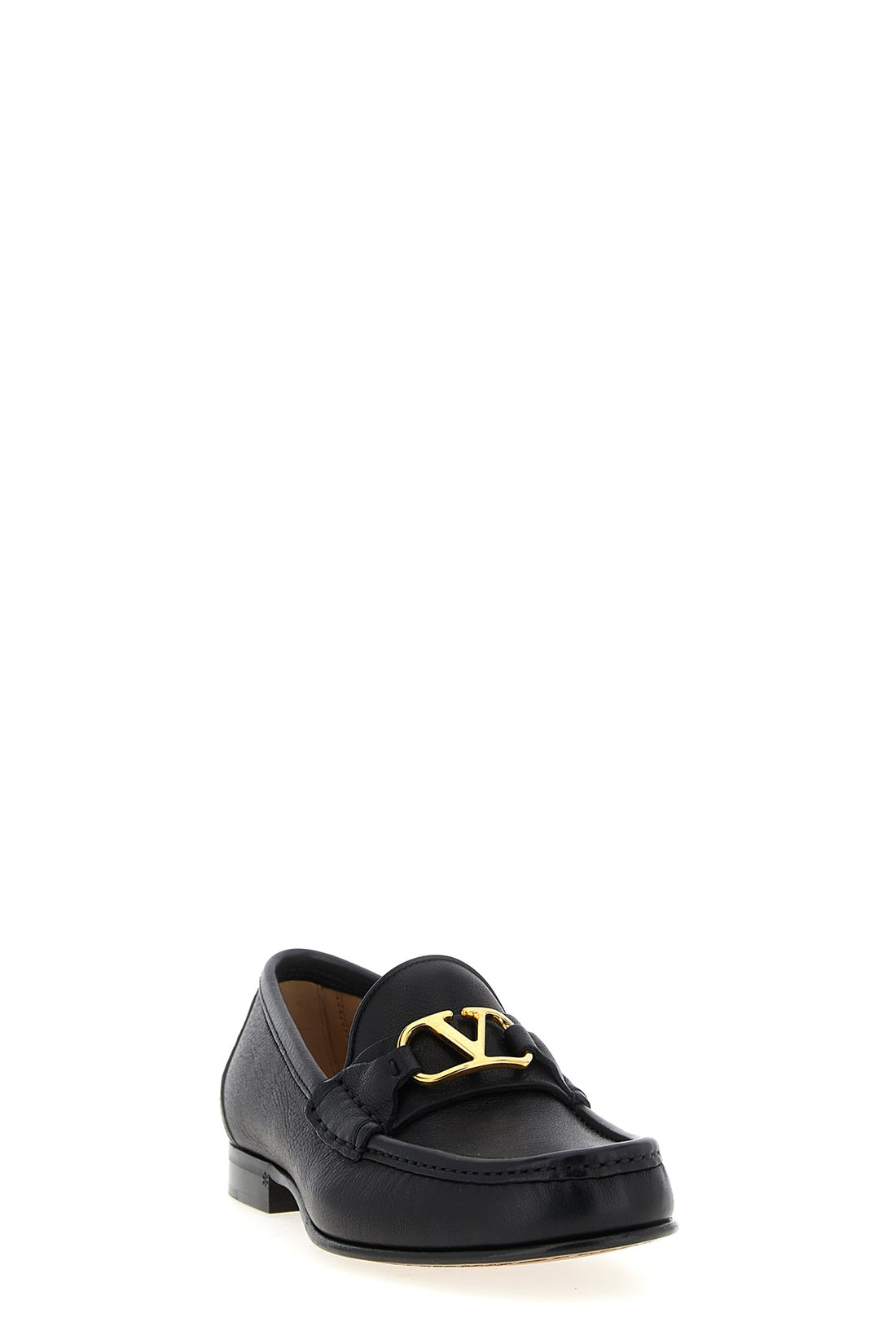 VALENTINO GARAVANI 36 buffalo leather loafers