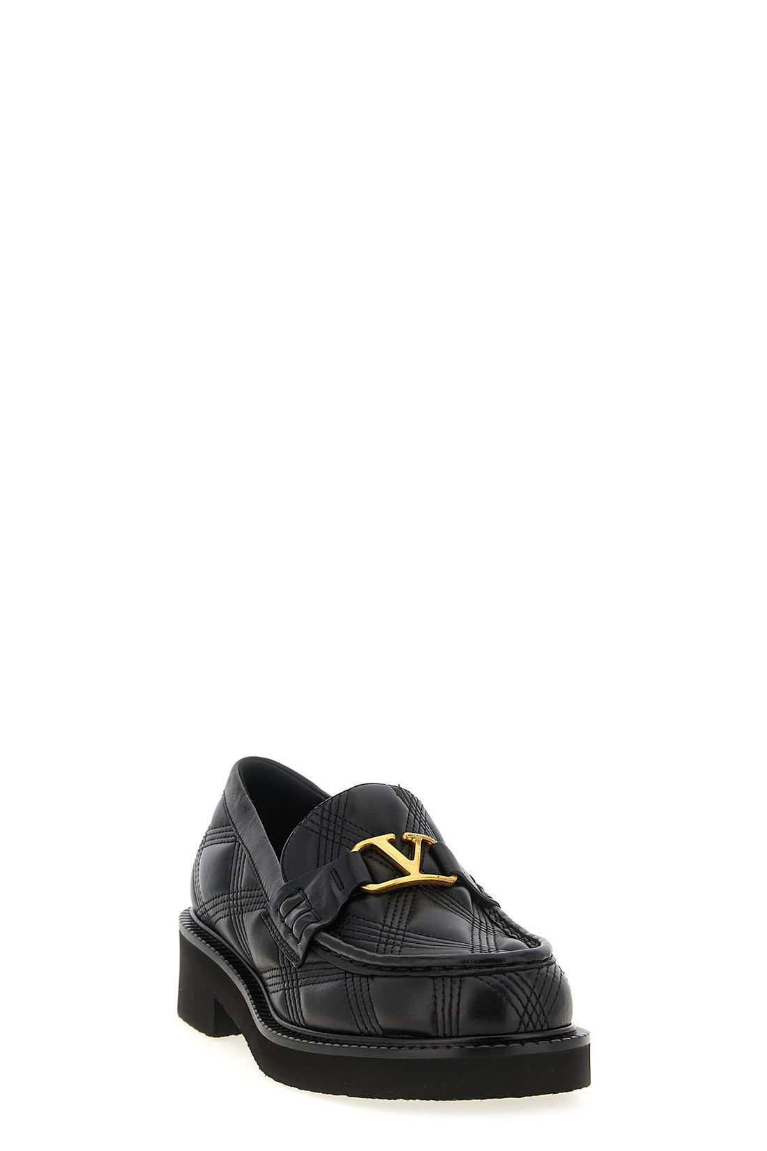 VALENTINO GARAVANI 36.5 valentino garavani quiltie quilted leather loafers
