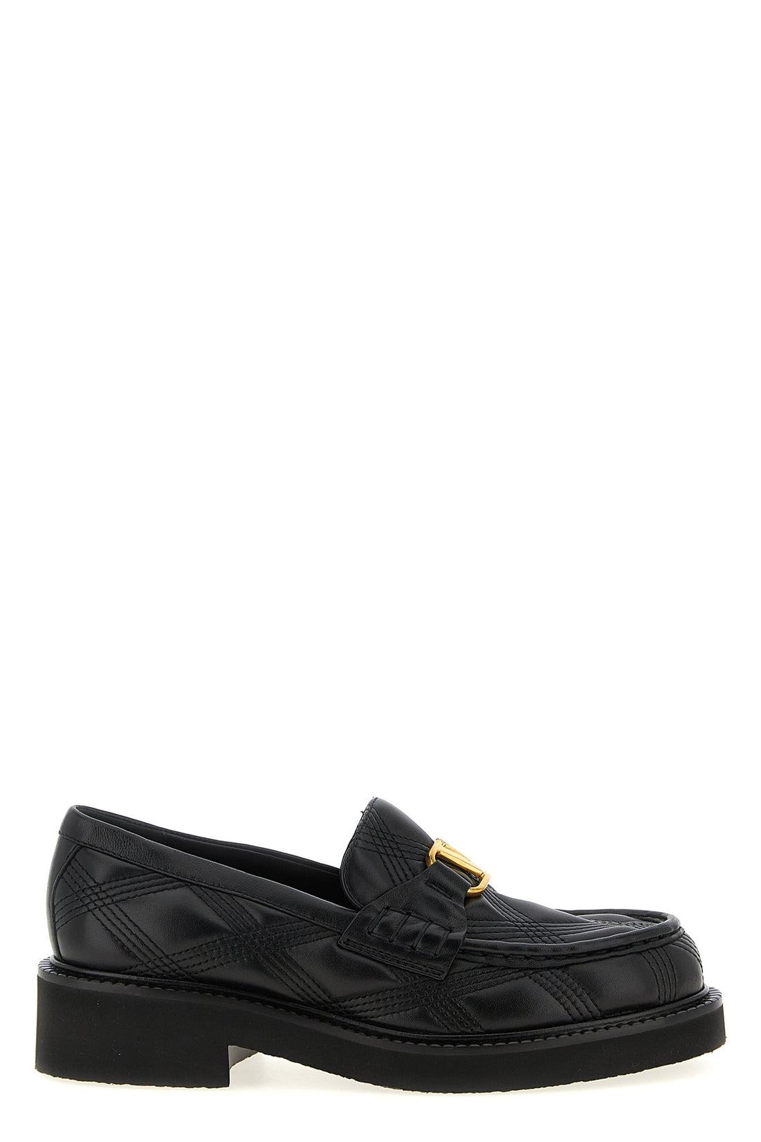 VALENTINO GARAVANI 36.5 valentino garavani quiltie quilted leather loafers